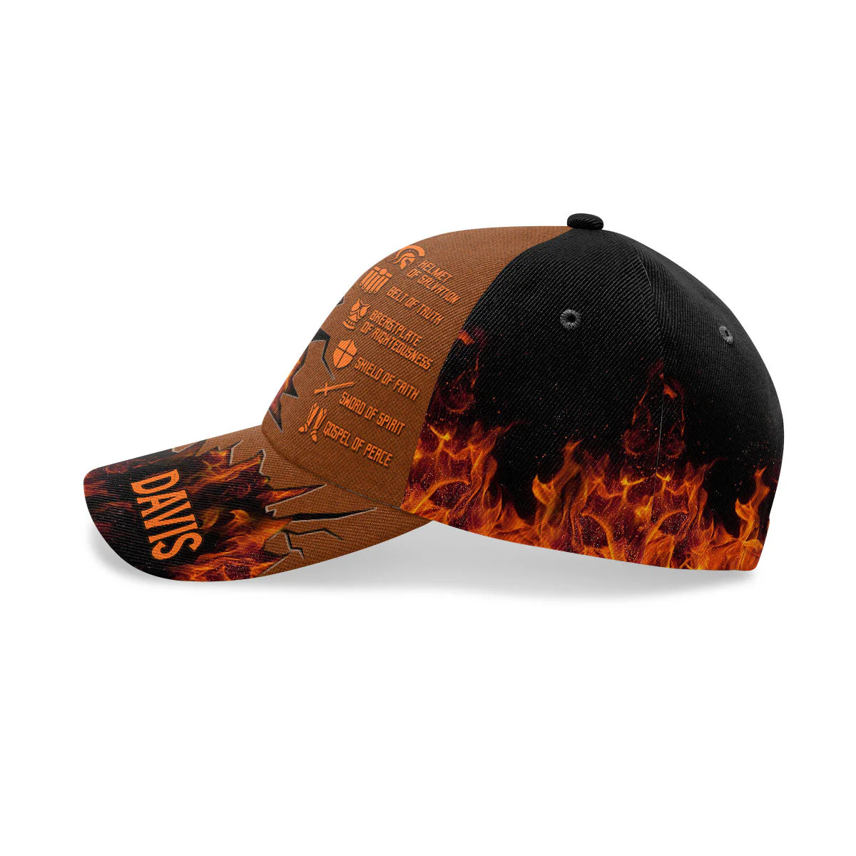 Armor Of God Shield Of Faith - Personalized Classic Cap - Gift for Men, Dad, Grandpa, Husband - NH96 - Image 3