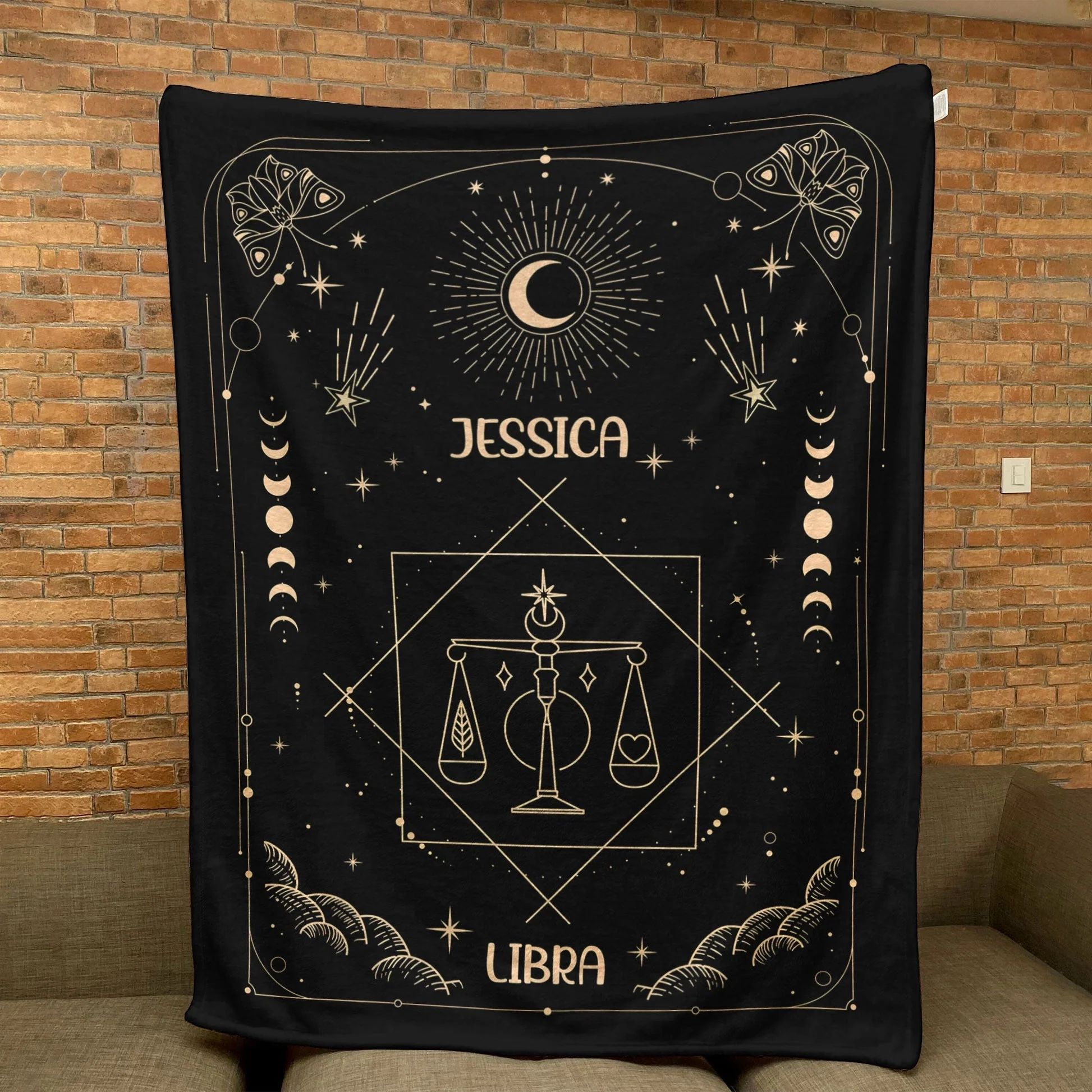 Astrology Celestial Zodiac - Personalized Blanket - Gift For Girls, Women HD95