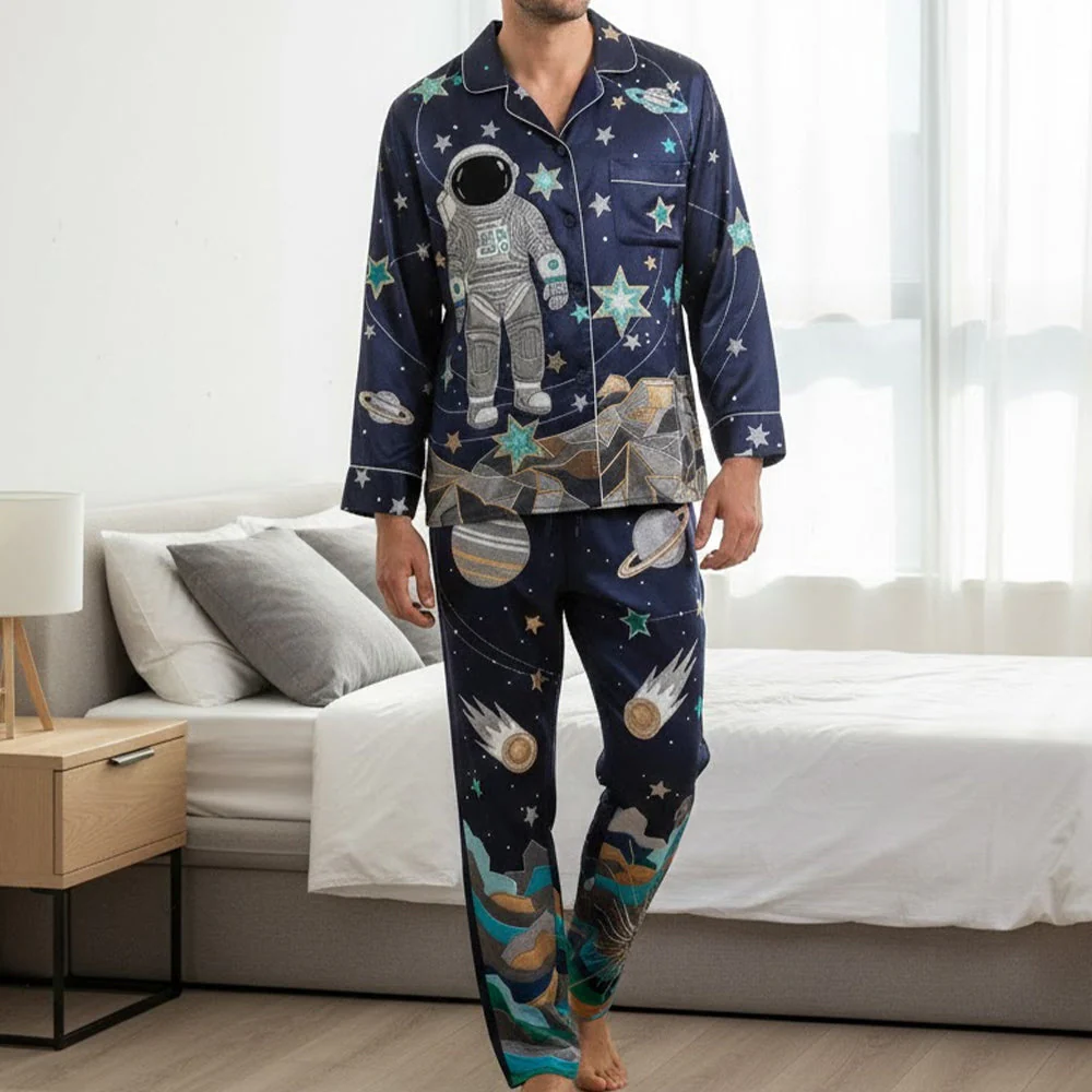 Astronaut Space Explorer - Personalized Pajamas Set - Gift For Him, Her NL122
