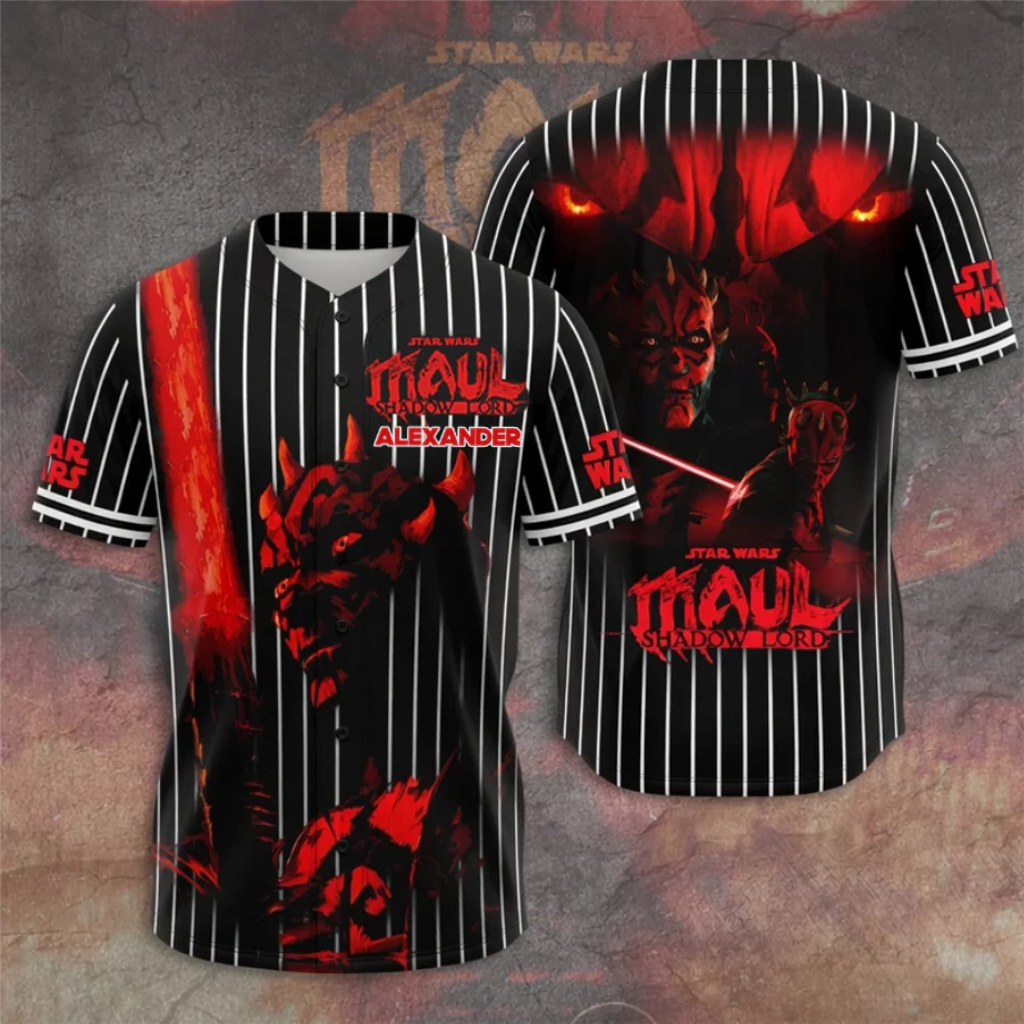 BA01. Stwa 50th Anniversary Red Shadow Demon - Personalized Baseball Jersey - Gift For Movie Fans