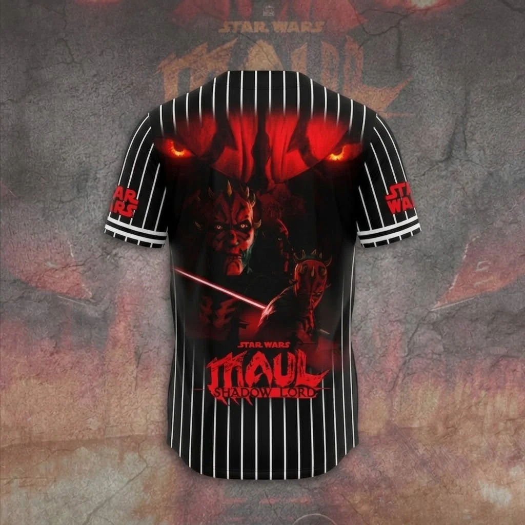 BA01. Stwa 50th Anniversary Red Shadow Demon - Personalized Baseball Jersey - Gift For Movie Fans - Image 3