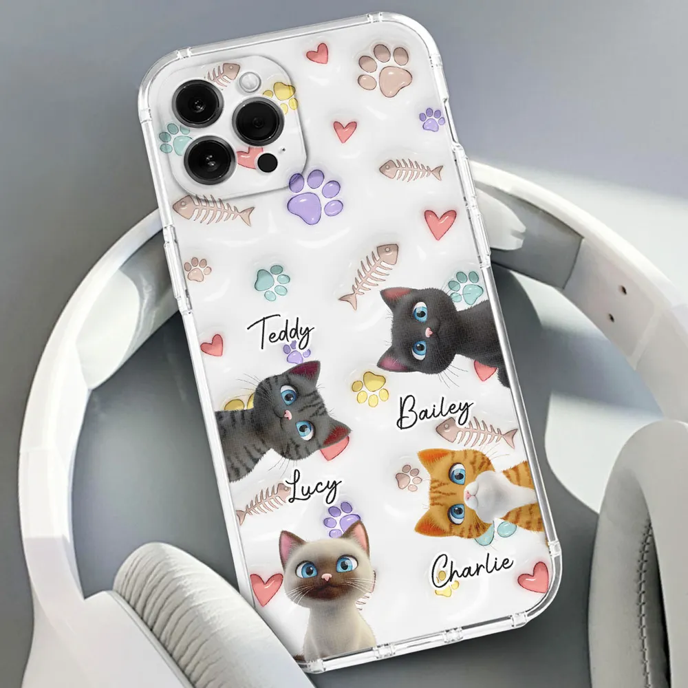 Baby Lovely Cat - Personalized Phone Case - Gift for Pet Owners, Cat Lovers | CLP15 HH01 - Image 3