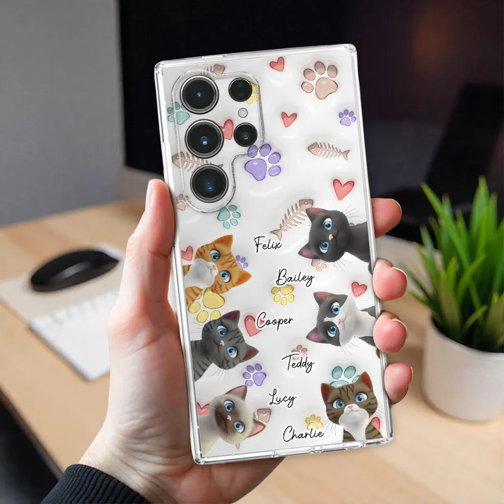 Baby Lovely Cat - Personalized Phone Case - Gift for Pet Owners, Cat Lovers | CLP15 HH01 - Image 4
