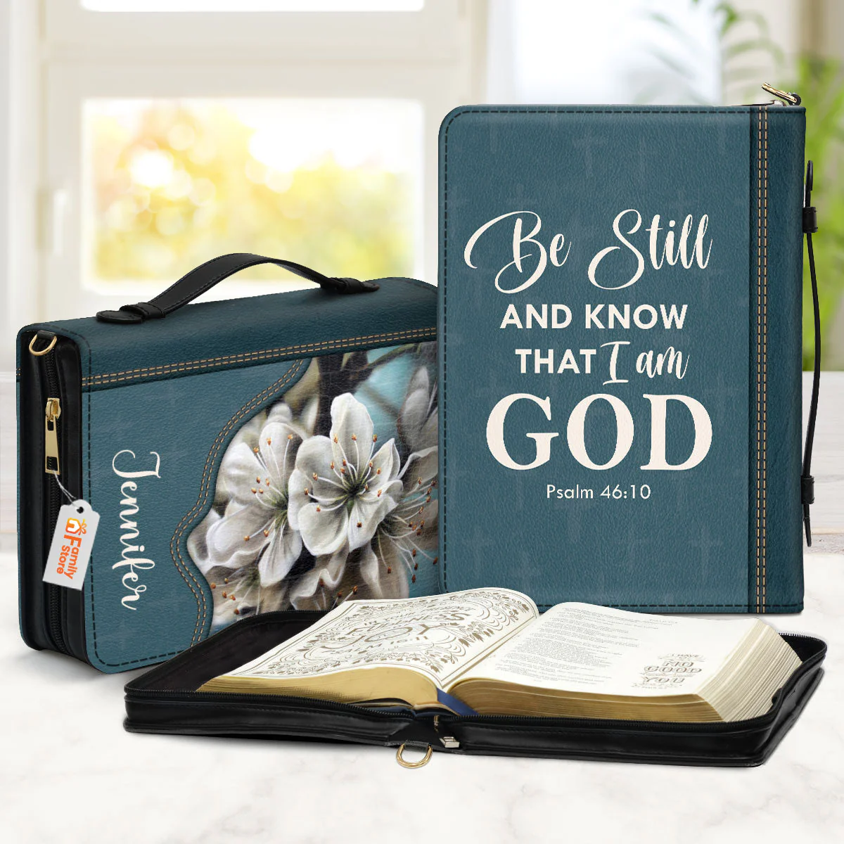 Be Still And Know That I Am God - Personalized Bible Covers - AT4081344 - Image 2