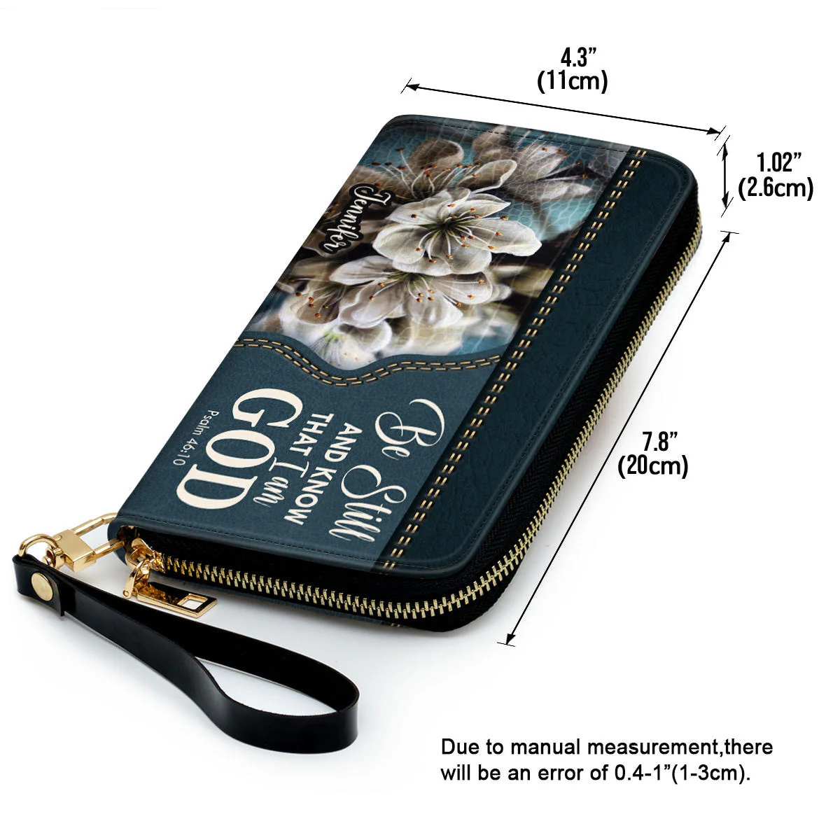 Be Still And Know That I Am God - Personalized Leather Long Wallets - AT4081344 - Image 6