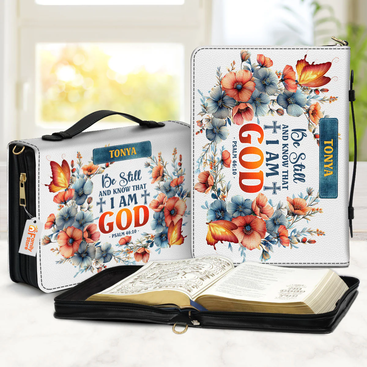 Be Still And Know That I Am God - Unique Personalized Bible Covers - AT4080953 - Image 2