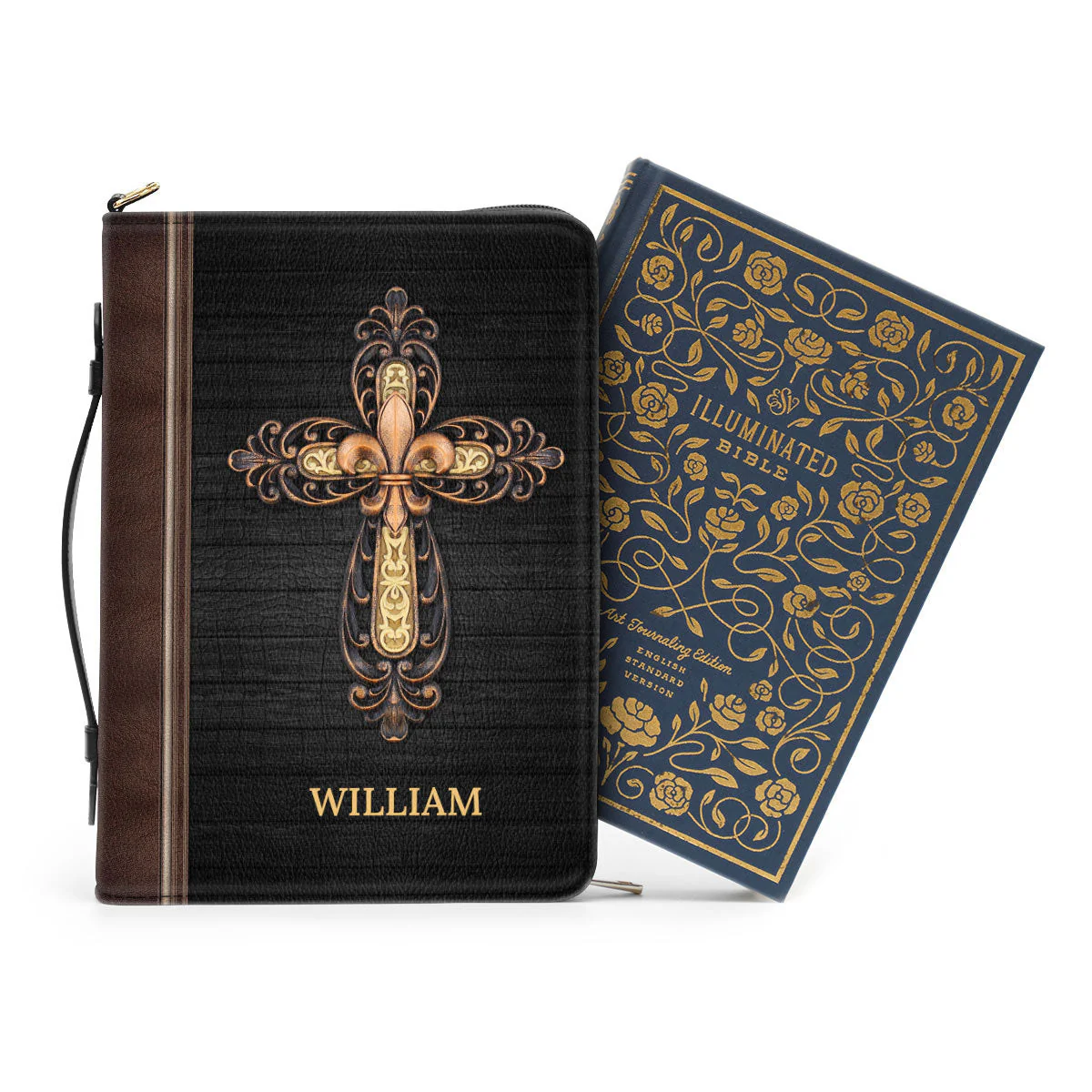 Be Strong And Let Your Heart Take Courage - Beautiful Personalized Bible Covers - AT4082464 - Image 3