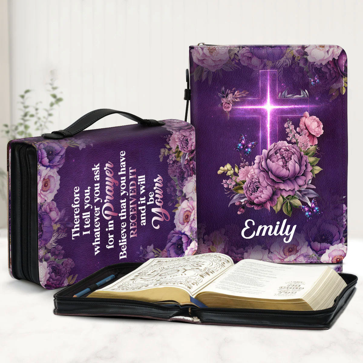 Believe That You Have Received It - Personalized Bible Cover TD118