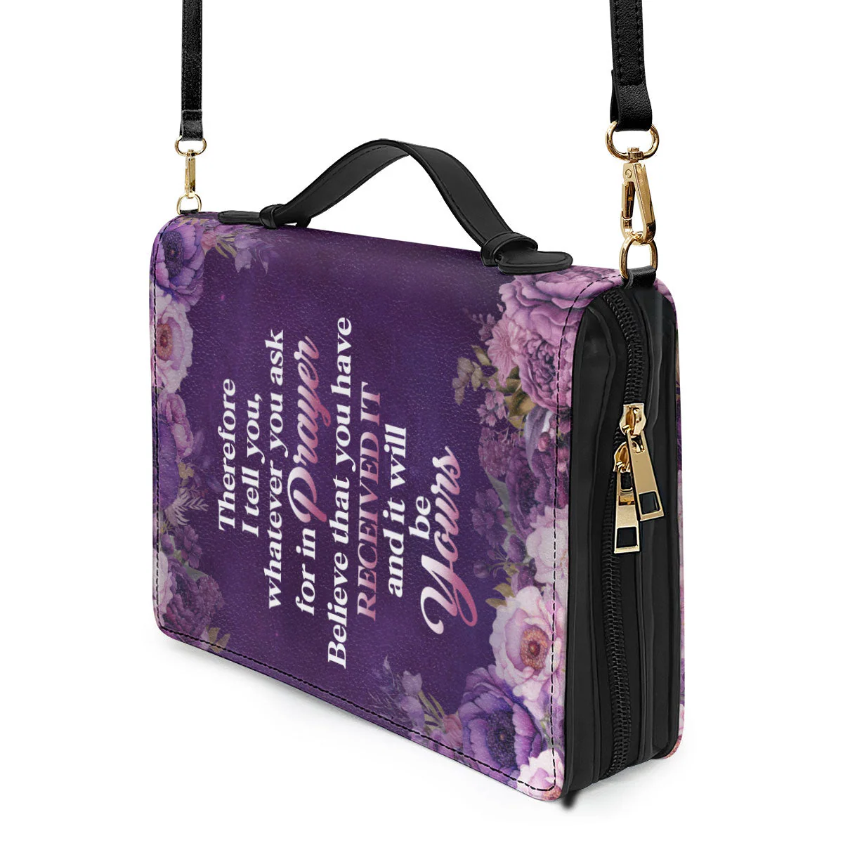 Believe That You Have Received It - Personalized Bible Cover TD118 - Image 4