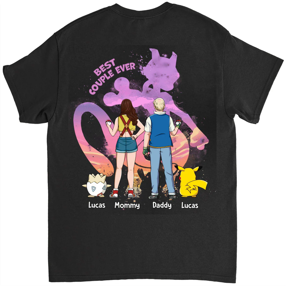 Best Couple Ever - Together Since... - Personalized Shirt 2 Side T-Shirt - Gift For PoMo Couple, Valentine, Anniversary | CL59 HH01 - Image 5