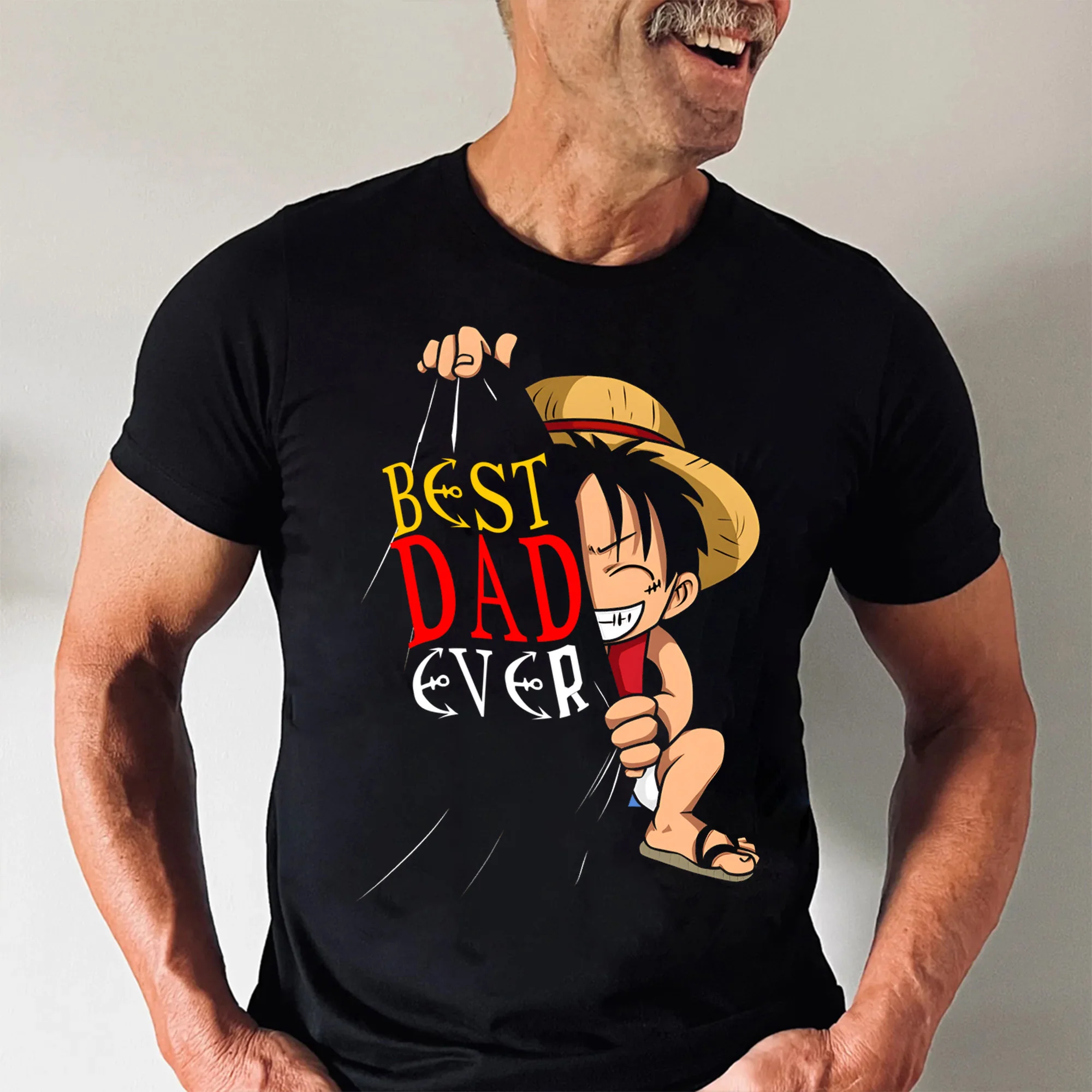 OnPi Pirate Adventure Best Dad Ever Captain For This Straw Crew - Gift For Father's Day - Personalized Shirt 2 Side - Image 4