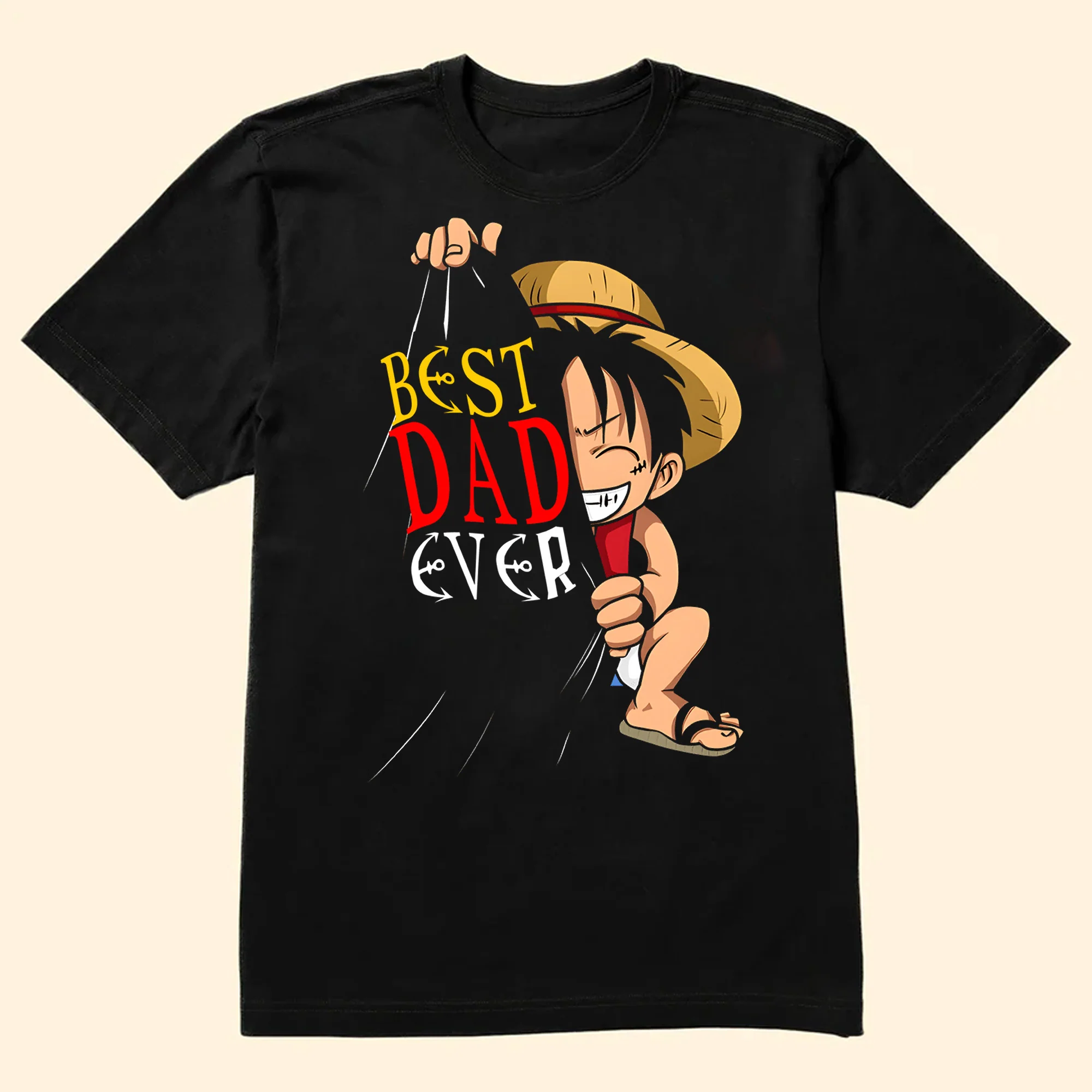 OnPi Pirate Adventure Best Dad Ever Captain For This Straw Crew - Gift For Father's Day - Personalized Shirt 2 Side - Image 6