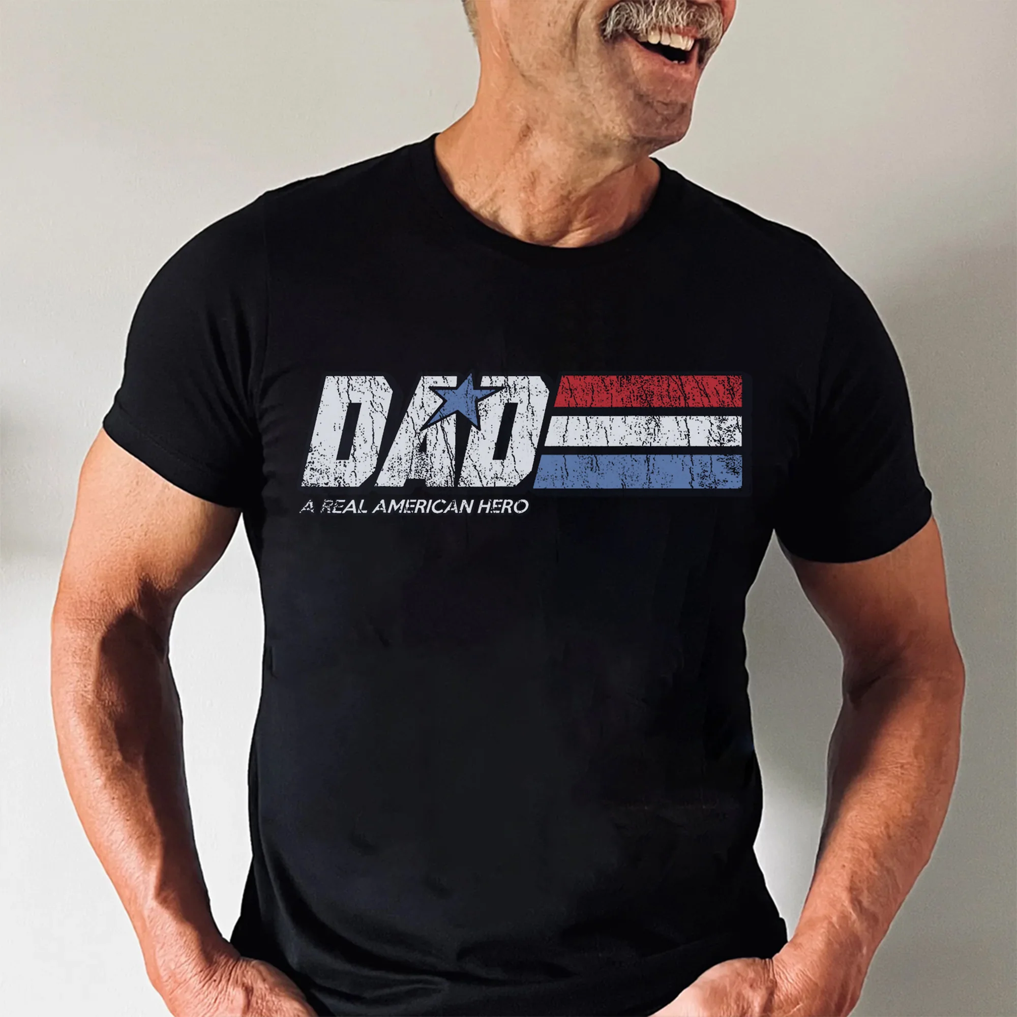 Best Dad Ever Super Hero - Gift For Dad, Grandfather - Personalized Two Side Shirt - Image 2