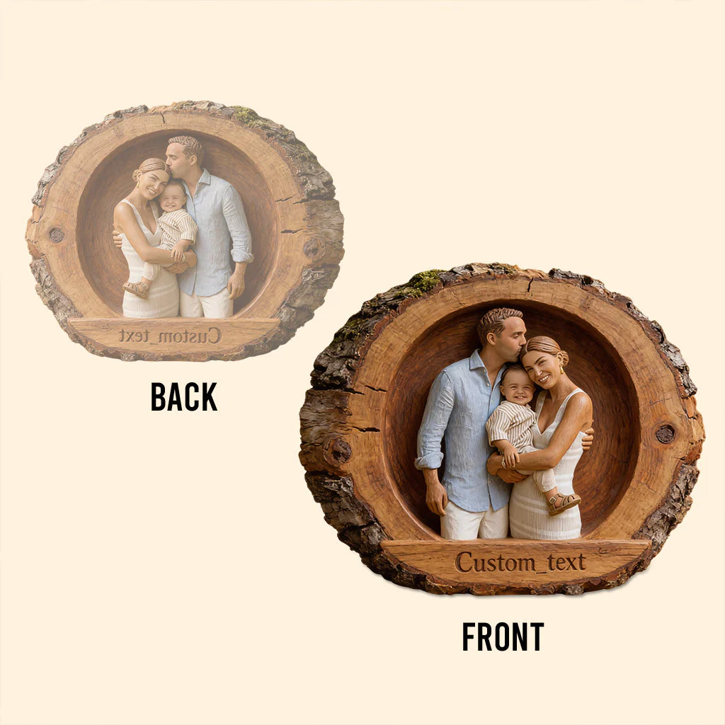 Best Family Ever Custom Photo- Personalized Family Custom Shaped Acrylic Plaque VD01 - Image 4