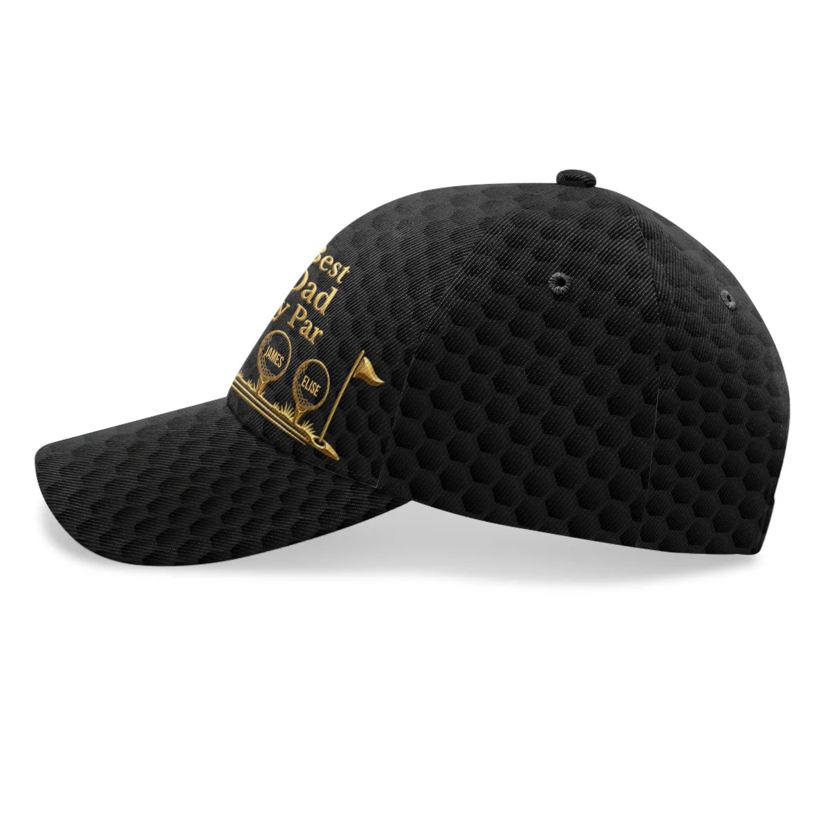 Best Grandpa By Par - Personalized Classic Cap - Gift For Dad, Grandpa, Golf Lovers - Image 4