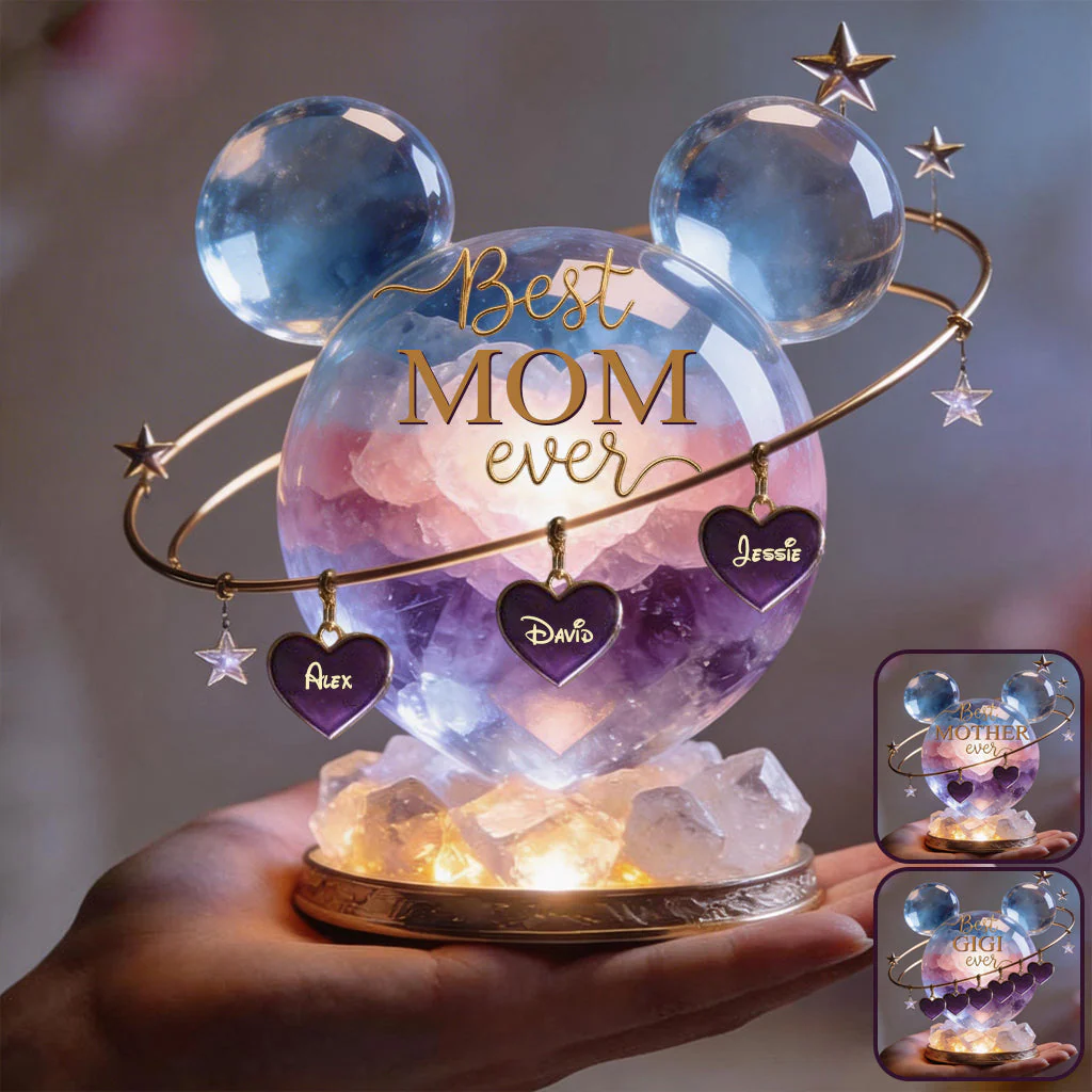 Best Mom Ever - Personalized Acrylic Plaque - Gift For Mom - Image 4