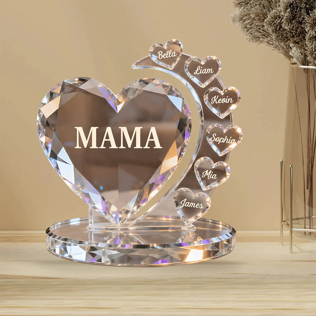 Best Mom Ever - Personalized Mother Custom Shaped Acrylic Plaque - Gift For Mom - Image 2