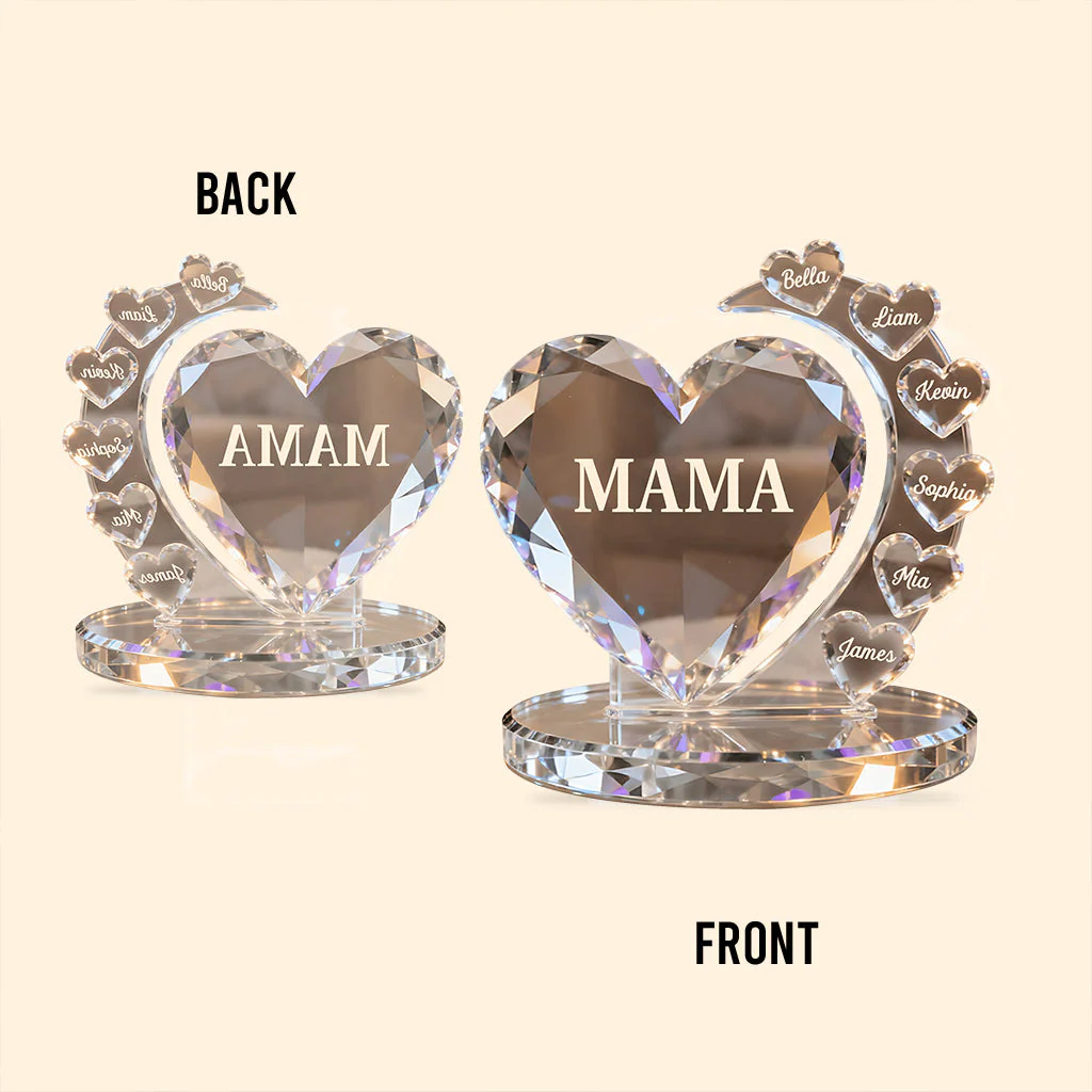 Best Mom Ever - Personalized Mother Custom Shaped Acrylic Plaque - Gift For Mom - Image 3