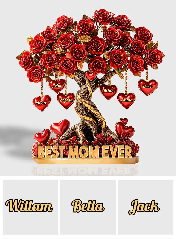 Best Mother Ever - Personalized Shaped Acrylic Plaque - Gift For Mom, Grandma HN02 - Image 5