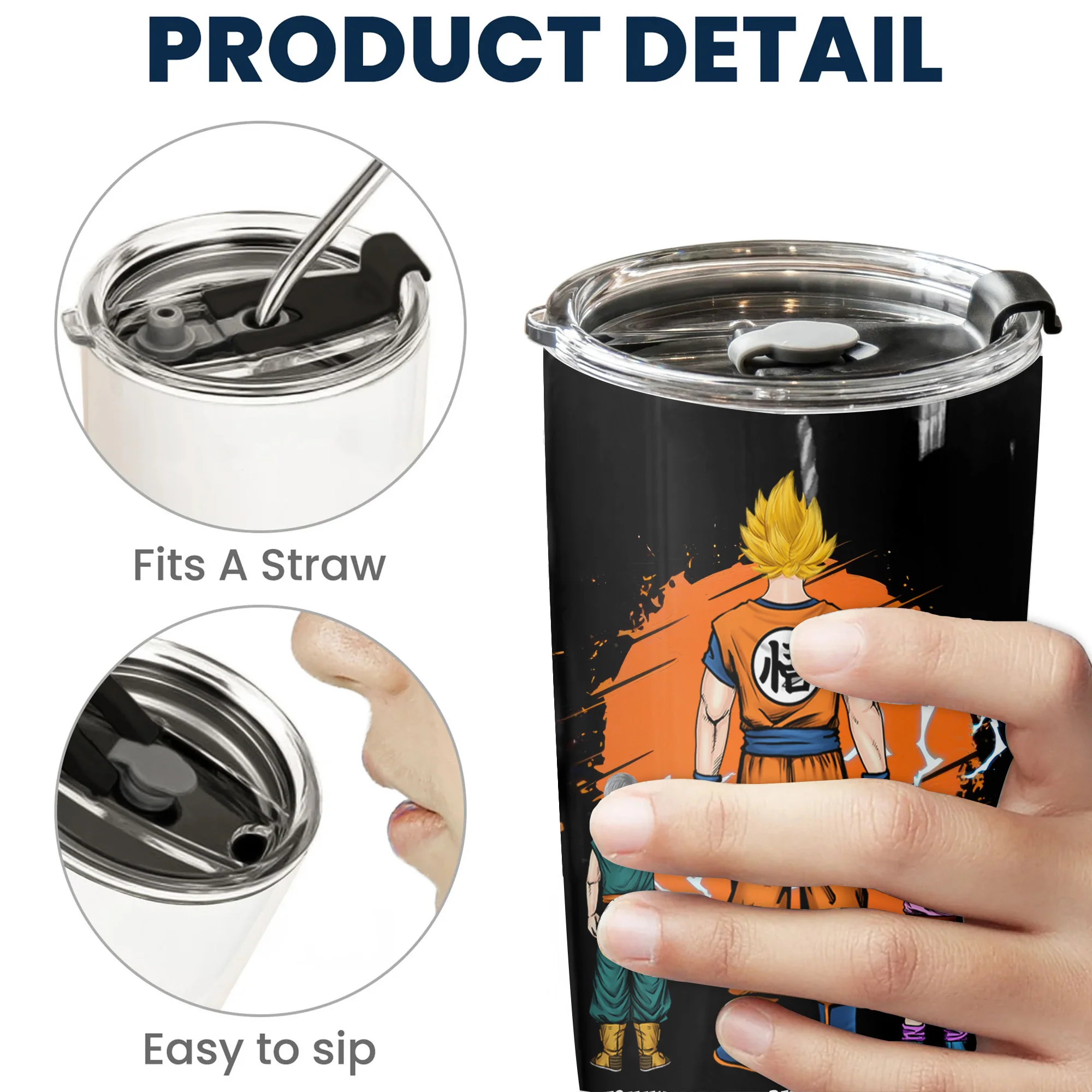 Best Super Dad Ever - Personalized Tumbler - Gift for Dad - Image 5