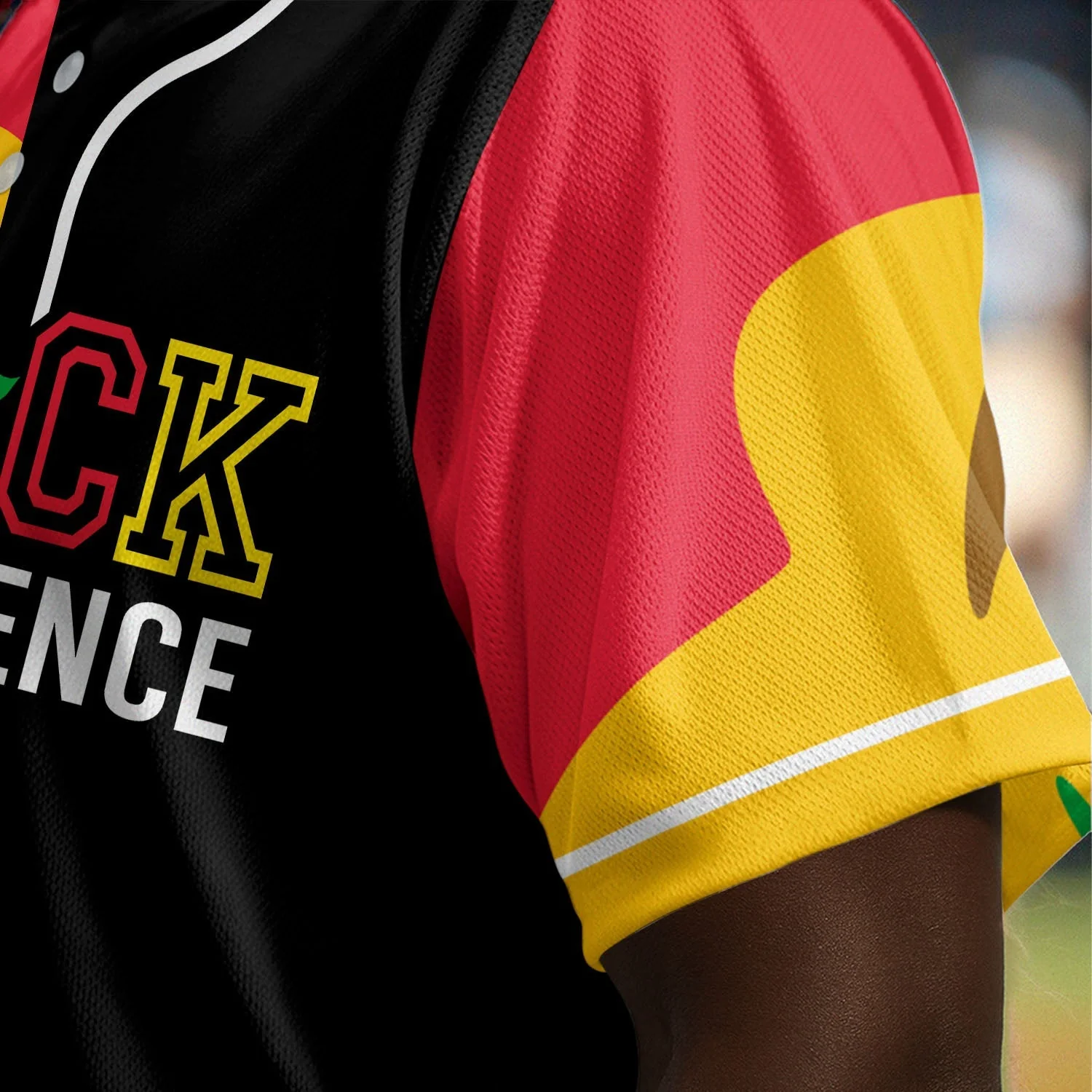 Black Culture - African American Baseball Jersey - Gift for Black Dad, Grandpa, Husband - Image 5