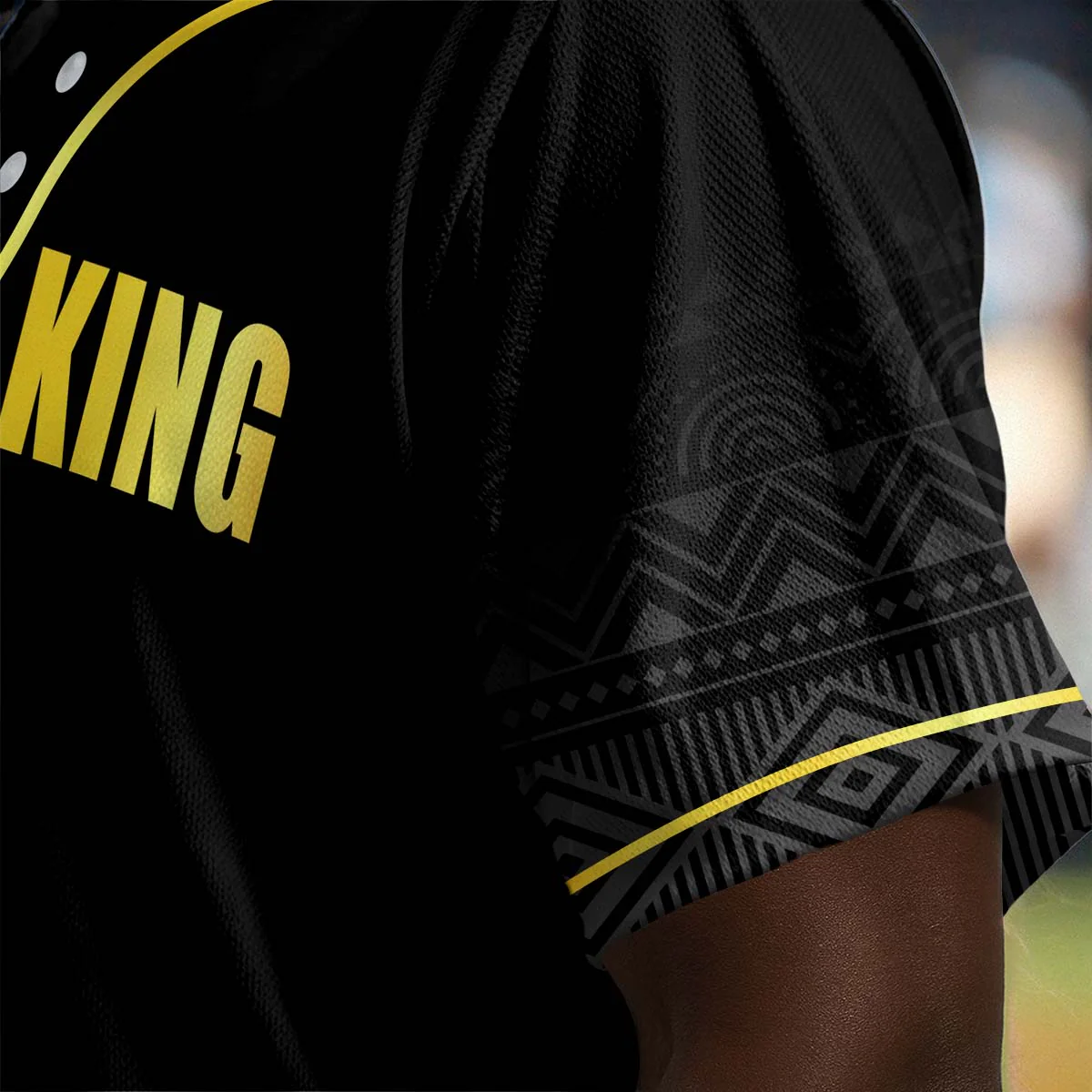 Black King I Am Who I Am - African American Baseball Jersey - Gift for Black Dad, Grandpa, Husband - Image 5