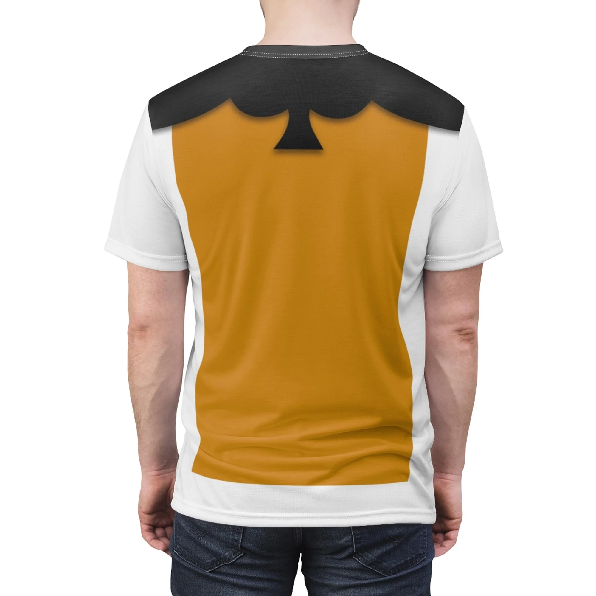 Black Spade Alice In Wonderland Costume T-Shirt - Image 2