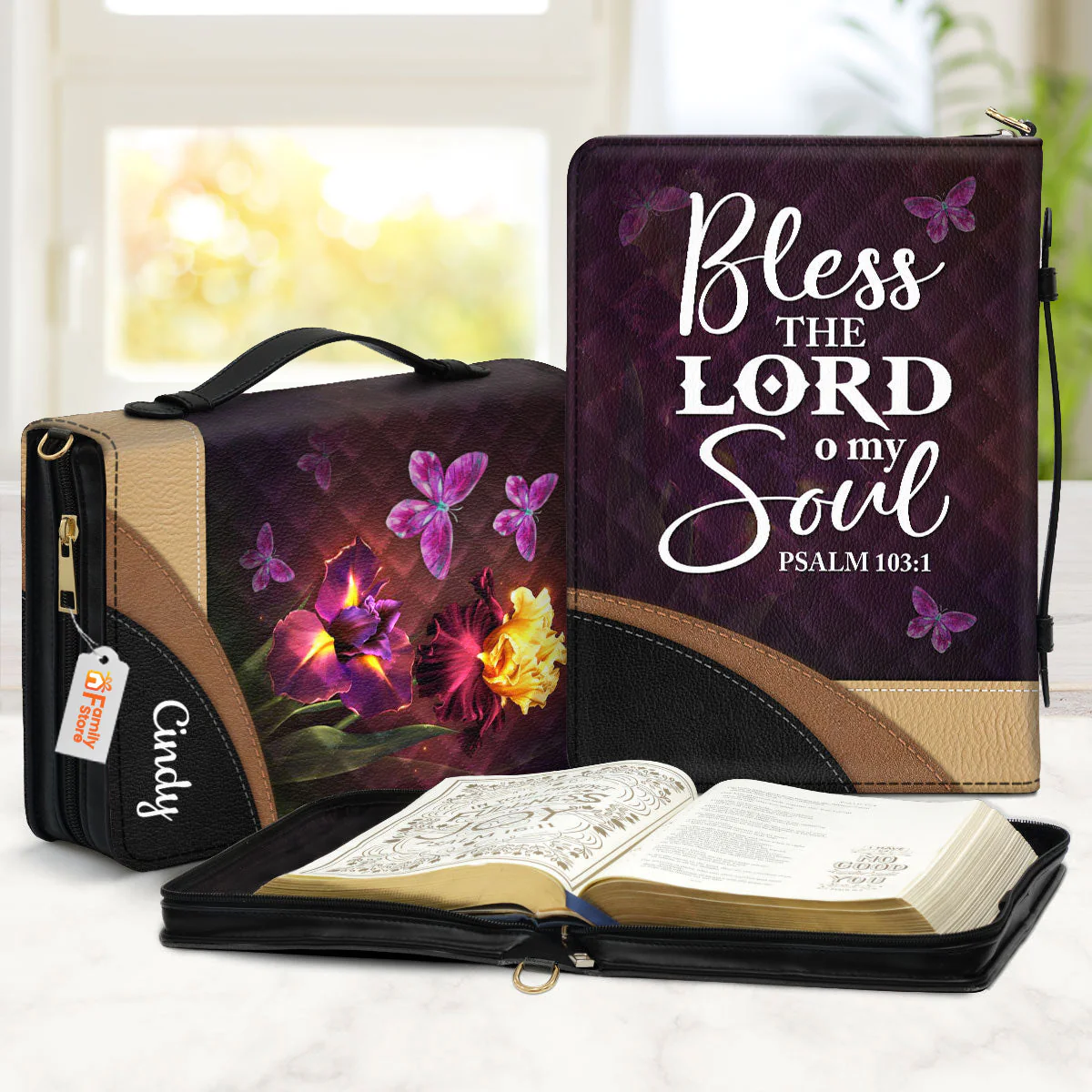 Bless The Lord O My Soul - Thoughtful Gift For Christians - Personalized Bible Covers - AT4080728 - Image 2