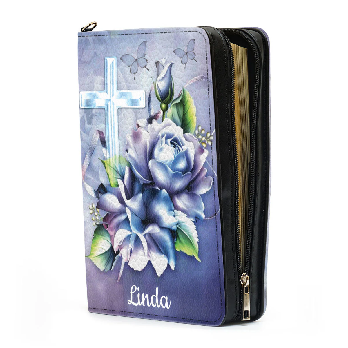 Blessed Is She Who Daily Imparts Nurturing Care And Kindness Of Heart - Personalized Bible Covers - AT4080729 - Image 4