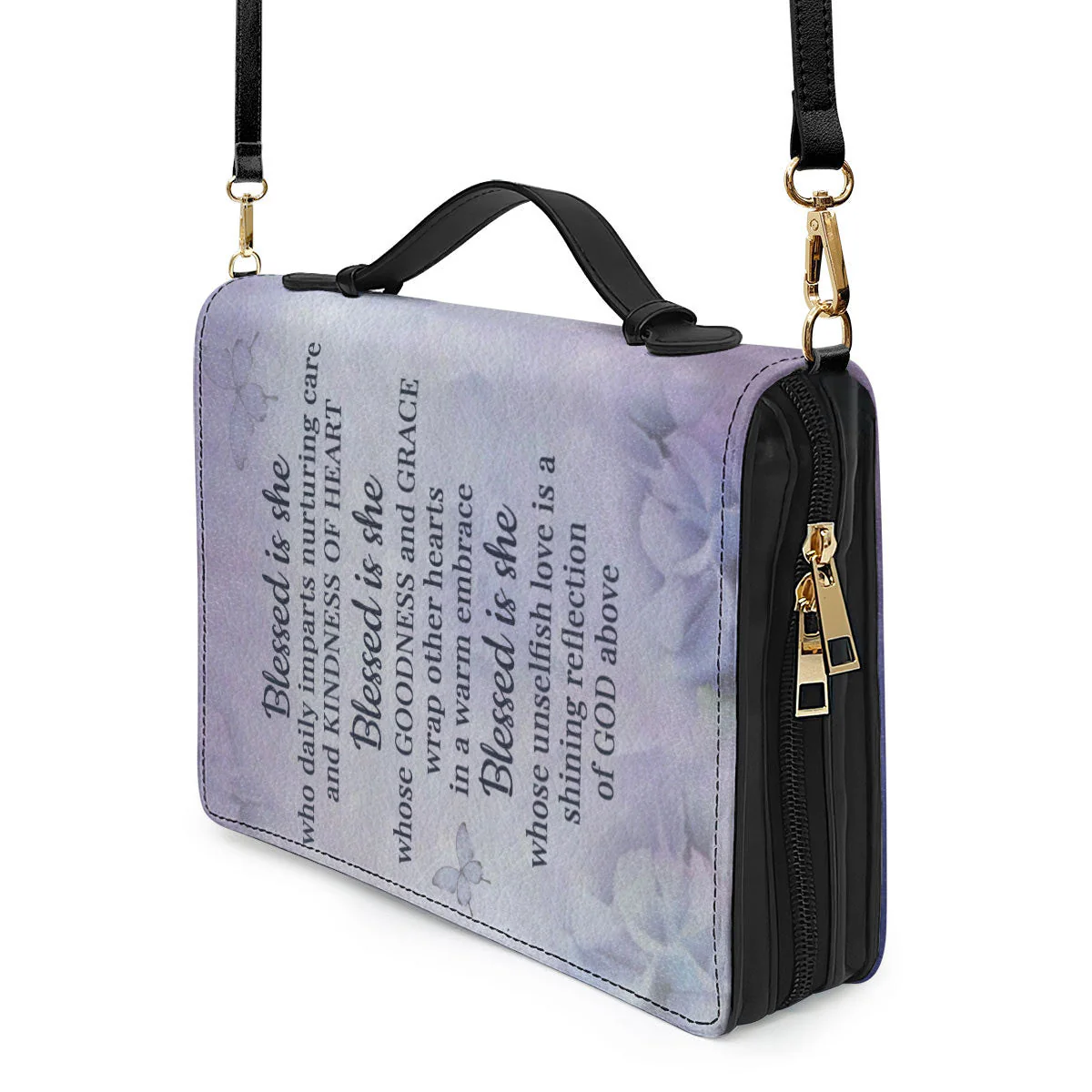 Blessed Is She Who Daily Imparts Nurturing Care And Kindness Of Heart - Personalized Bible Covers - AT4080729 - Image 5