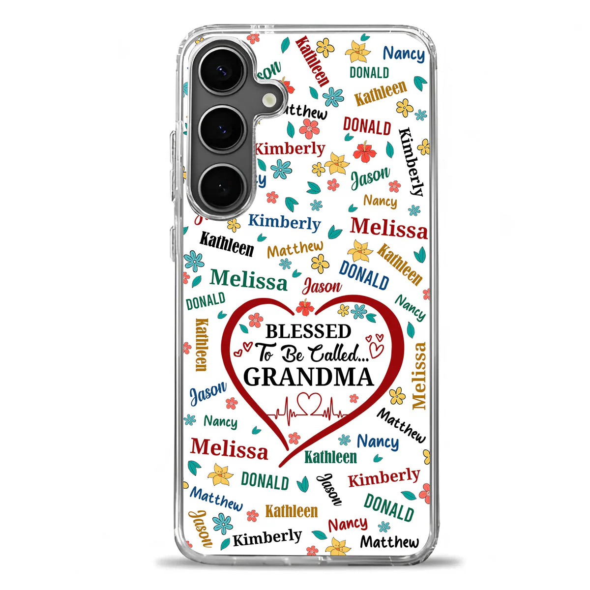 Blessed To Be Call Grandma - Personalized Phone Case TD118 - Image 2