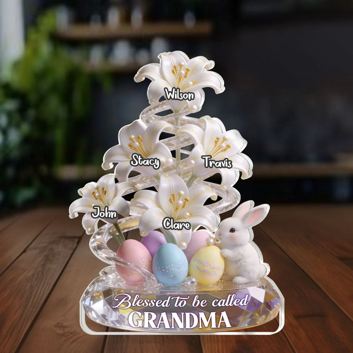 Blessed To Be Called - Personalized Custom Shaped Acrylic Plaque - Christian Gift For Grandma BA01 - Image 2