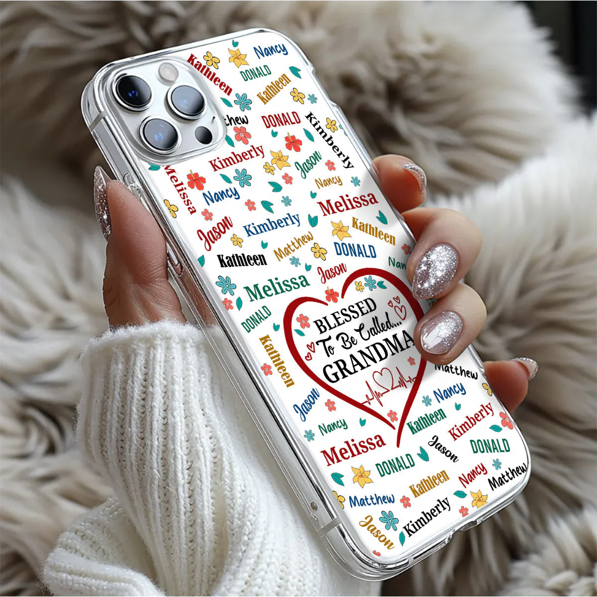 Blessed To Be Called - Personalized Phone Case - Christian Gift For Grandma BA01 - Image 5