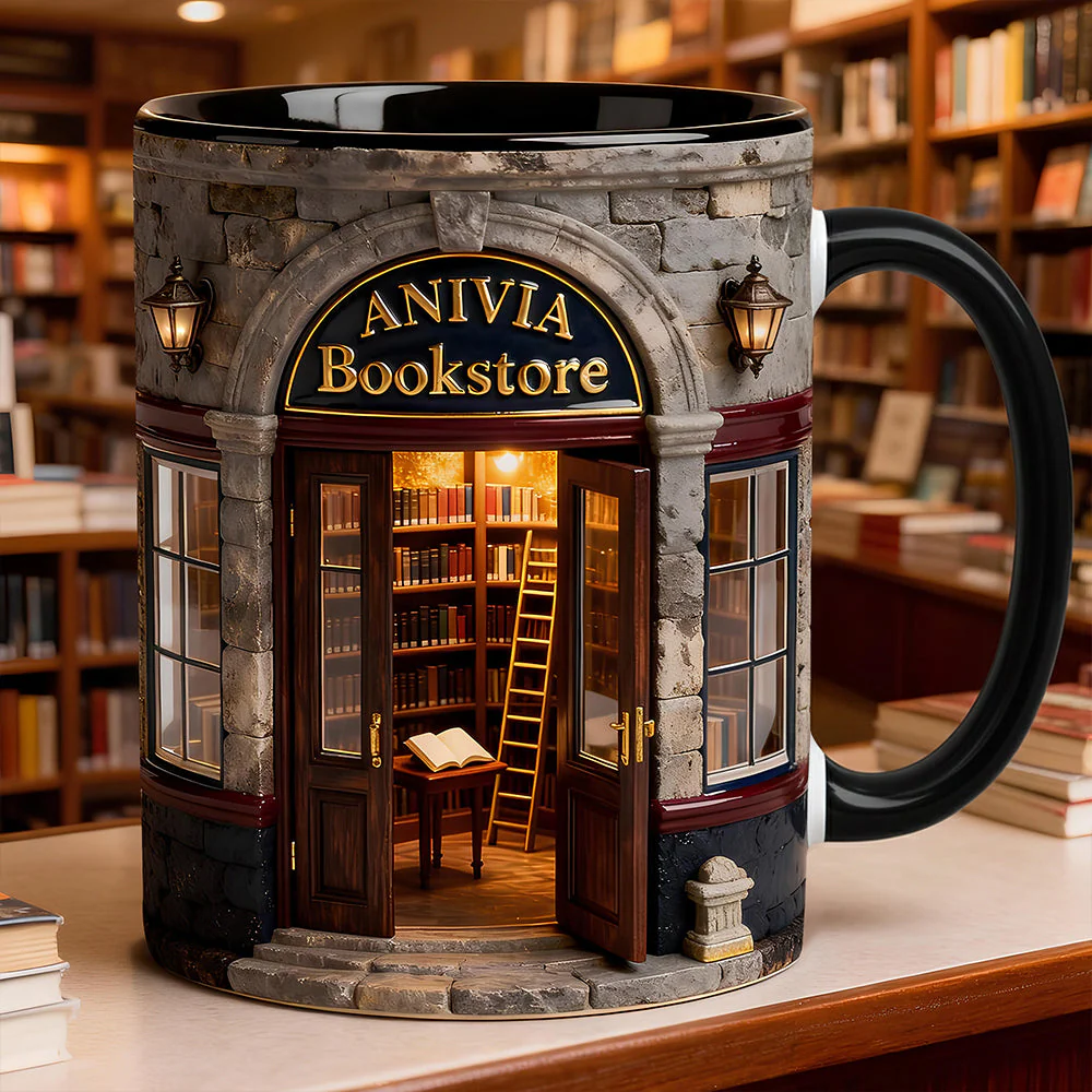 Bookstore For Book Lovers - Personalized Accent Mug - Image 2
