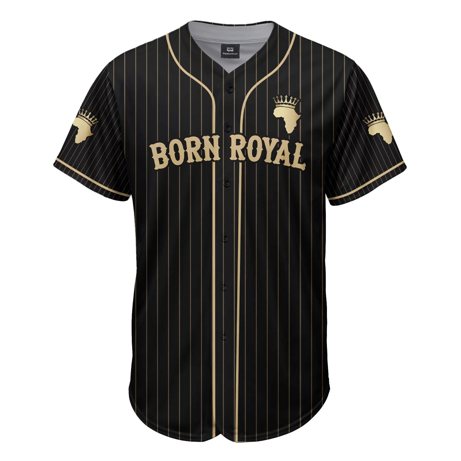 Born Royal - African American Baseball Jersey - Gift for Black Dad, Grandpa, Husband - Image 6