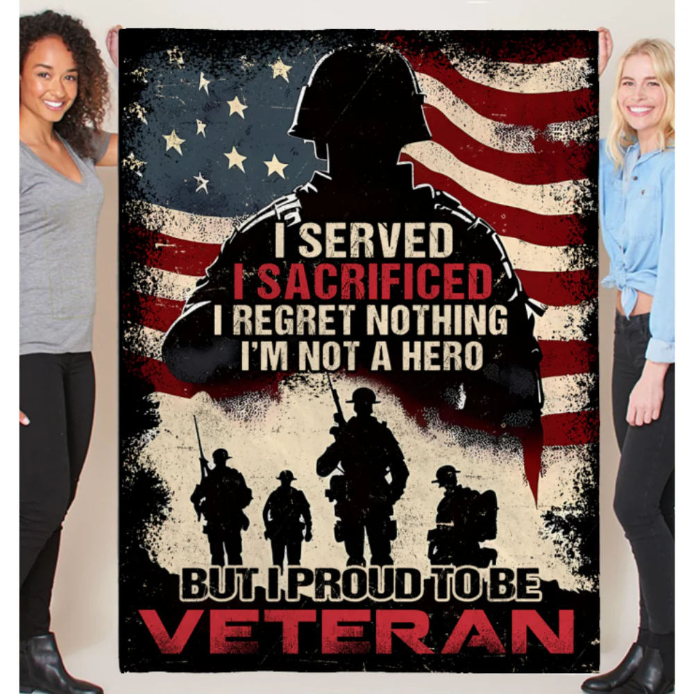 But I Proud To Be Veteran - Canvas Poster - Gift For Patriotic, Veteran HN02 - Image 2