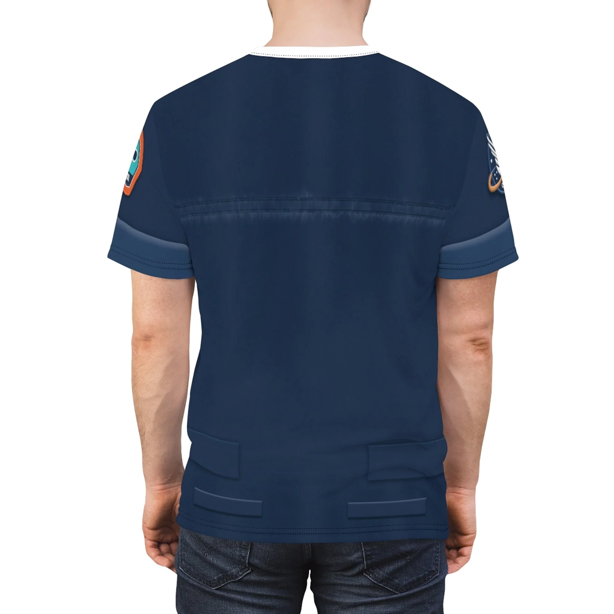 Buzz Lightyear Blue Uniform Lightyear Costume T-Shirt - Image 2