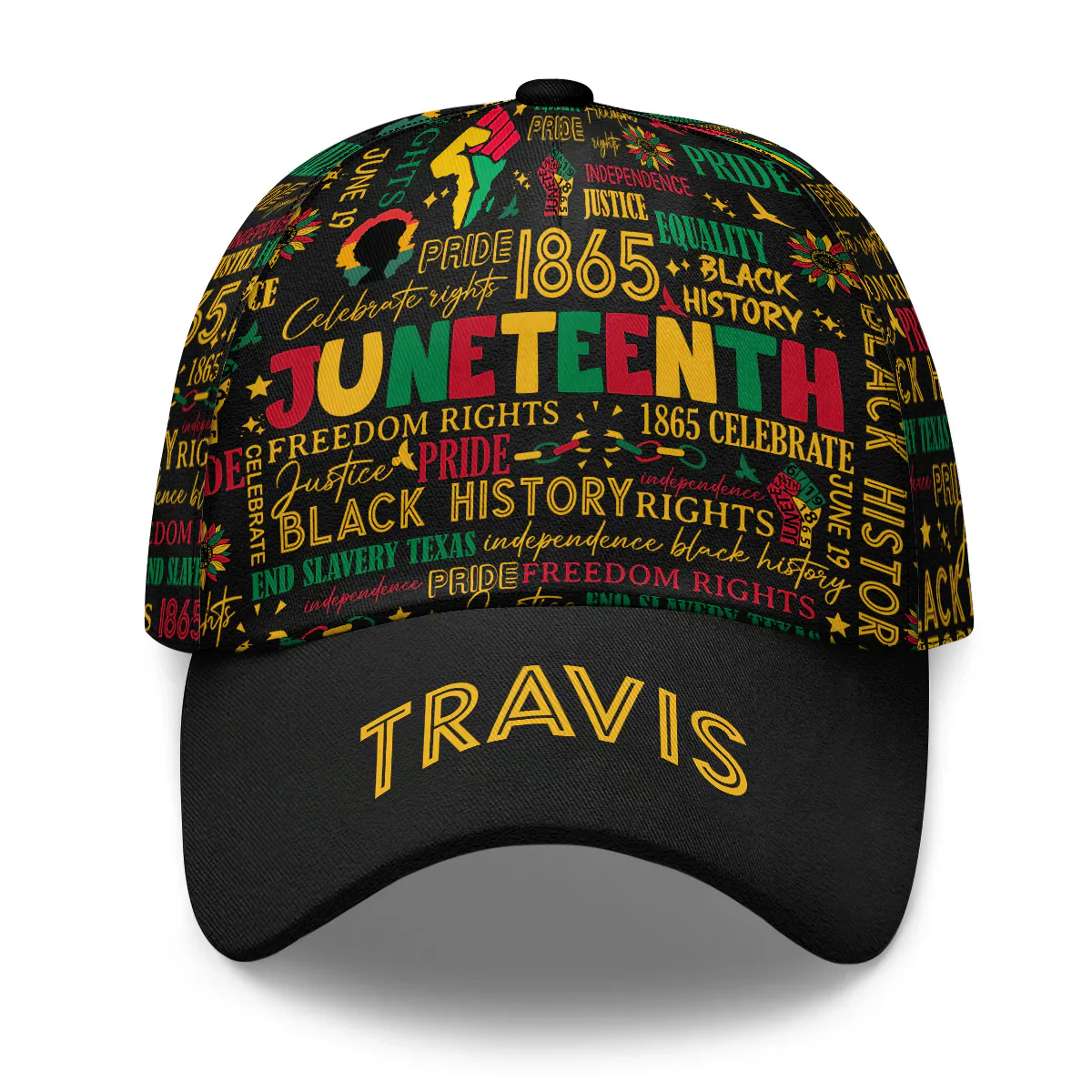 Celebrate Juneteenth Freedom Day - Personalized Classic Cap -  Juneteenth, Black Pride - Image 5
