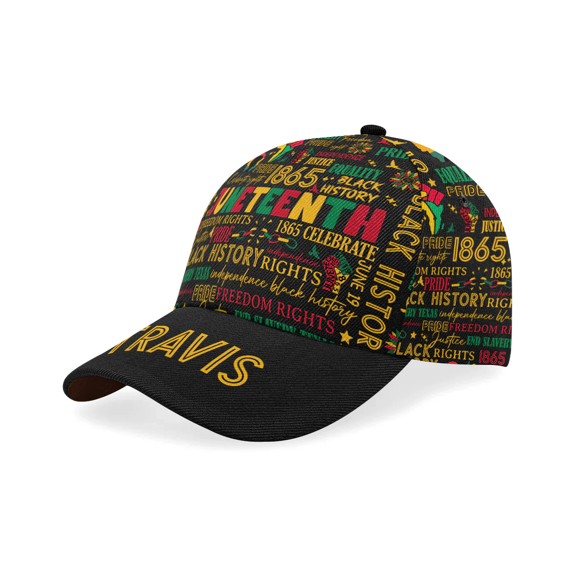 Celebrate Juneteenth Freedom Day - Personalized Classic Cap -  Juneteenth, Black Pride - Image 6