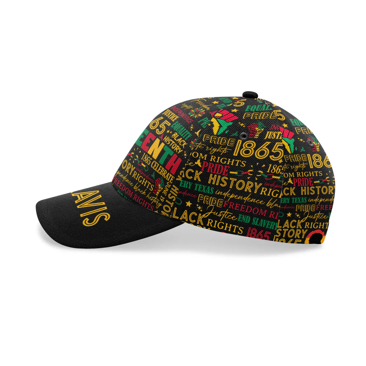Celebrate Juneteenth Freedom Day - Personalized Classic Cap -  Juneteenth, Black Pride - Image 8
