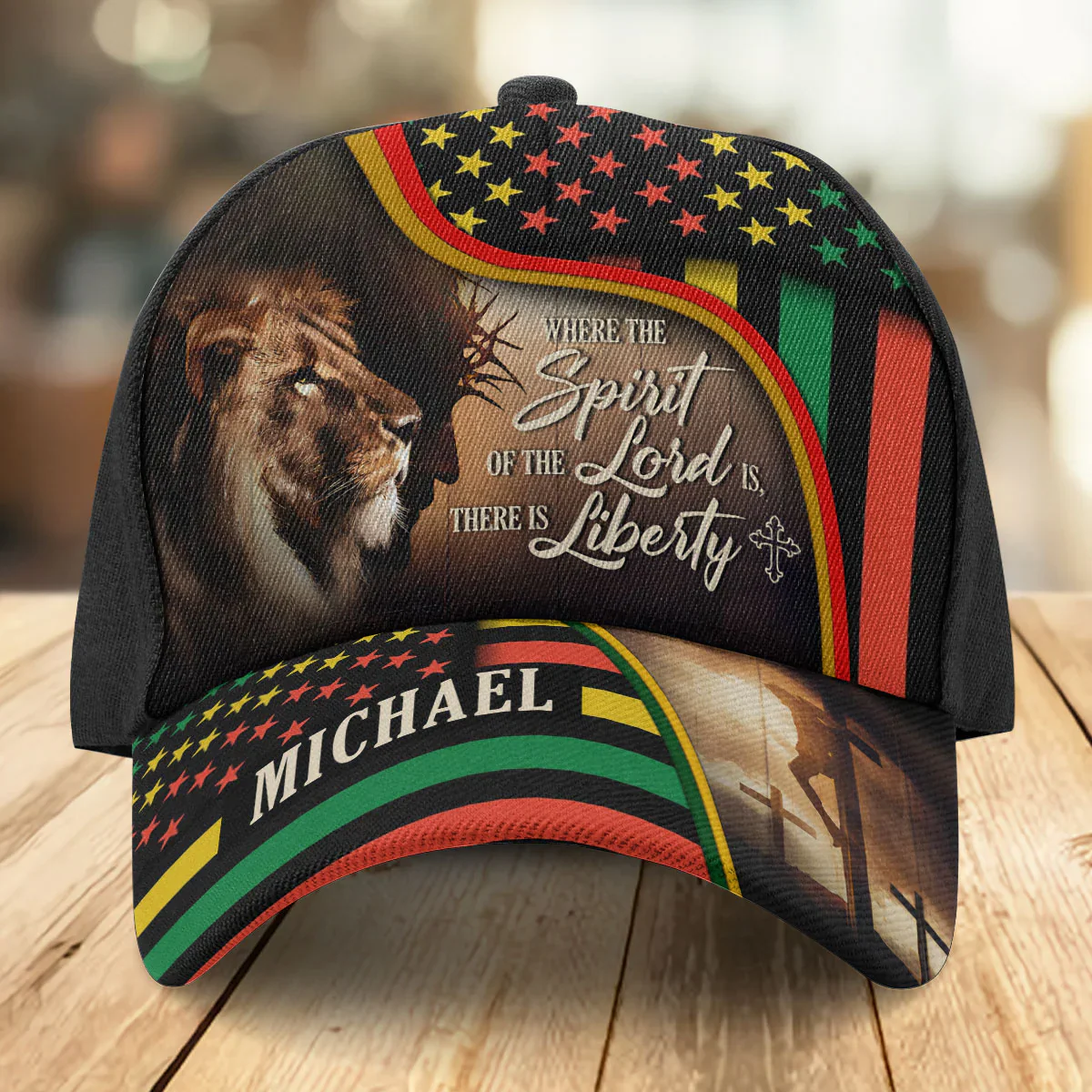 Where The Spirit Of The Lord Is There Is Liberty - Personalized Classic Cap - Juneteenth, Black Pride