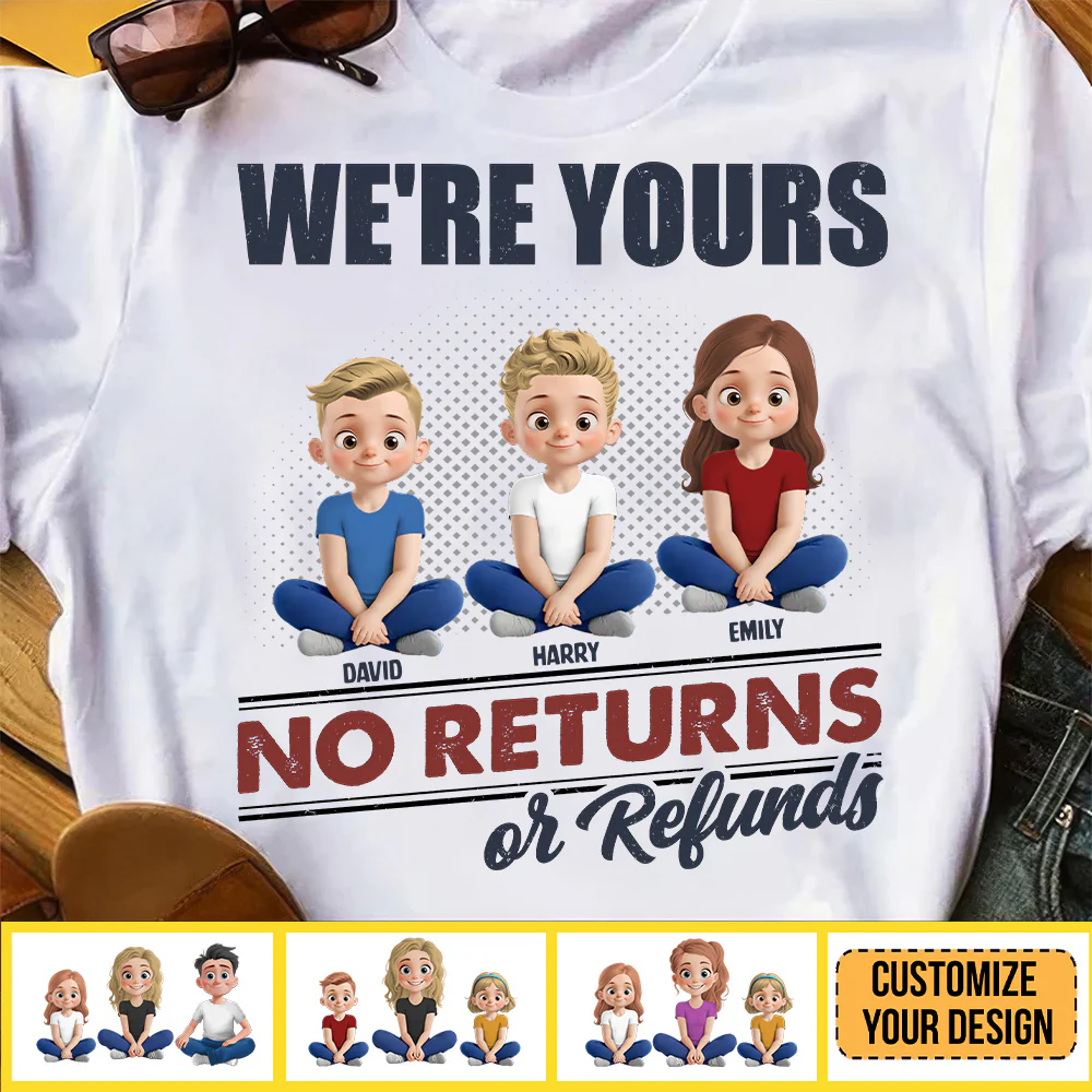 Certified Chaos, No Exchanges - Personalized Shirt - Gift For Mom, Grandma, Mother's Day | GR25 NA94 - Image 3