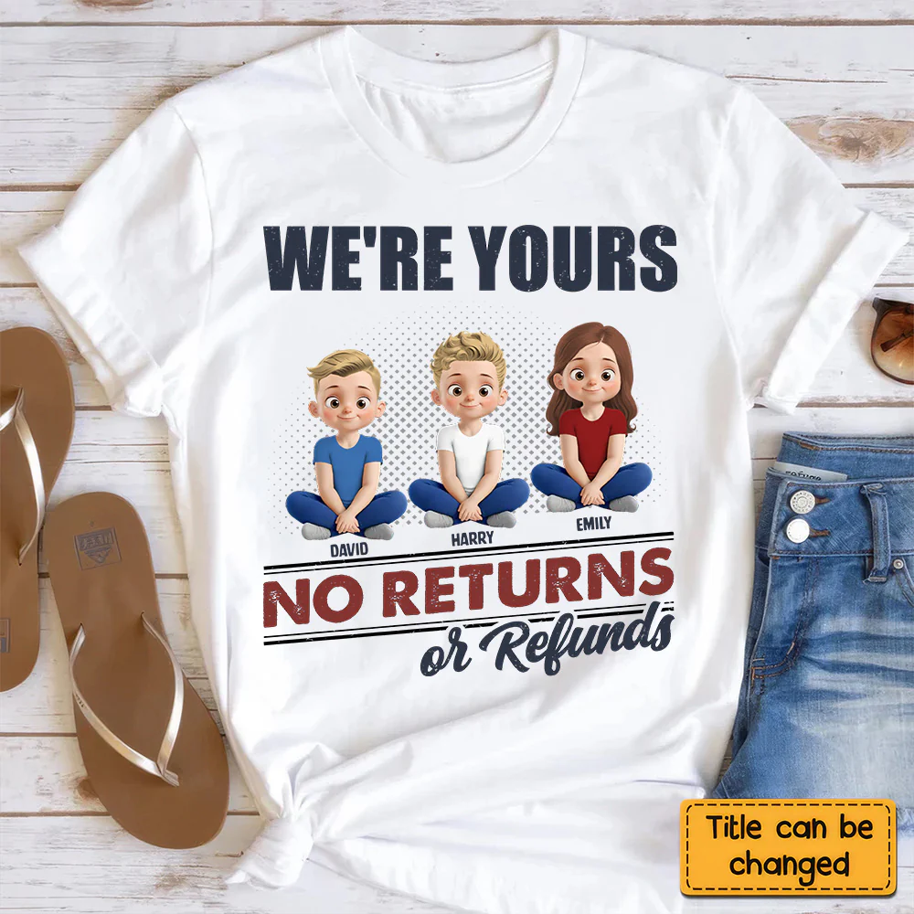 Certified Chaos, No Exchanges - Personalized Shirt - Gift For Mom, Grandma, Mother's Day | GR25 NA94 - Image 4