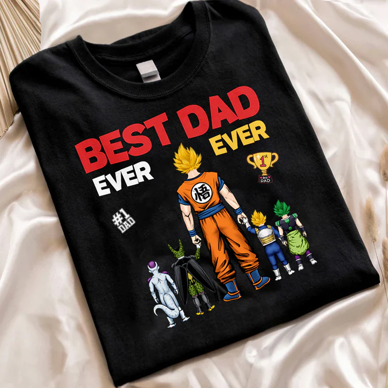 Champion Cup Best Dad Ever Ever DrBa - Gift For Dad, Grandfather - Personalized Unisex Shirt CL03 - Image 3