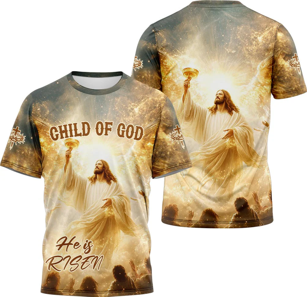 Child Of God He is Risen 3D TShirt - Image 3
