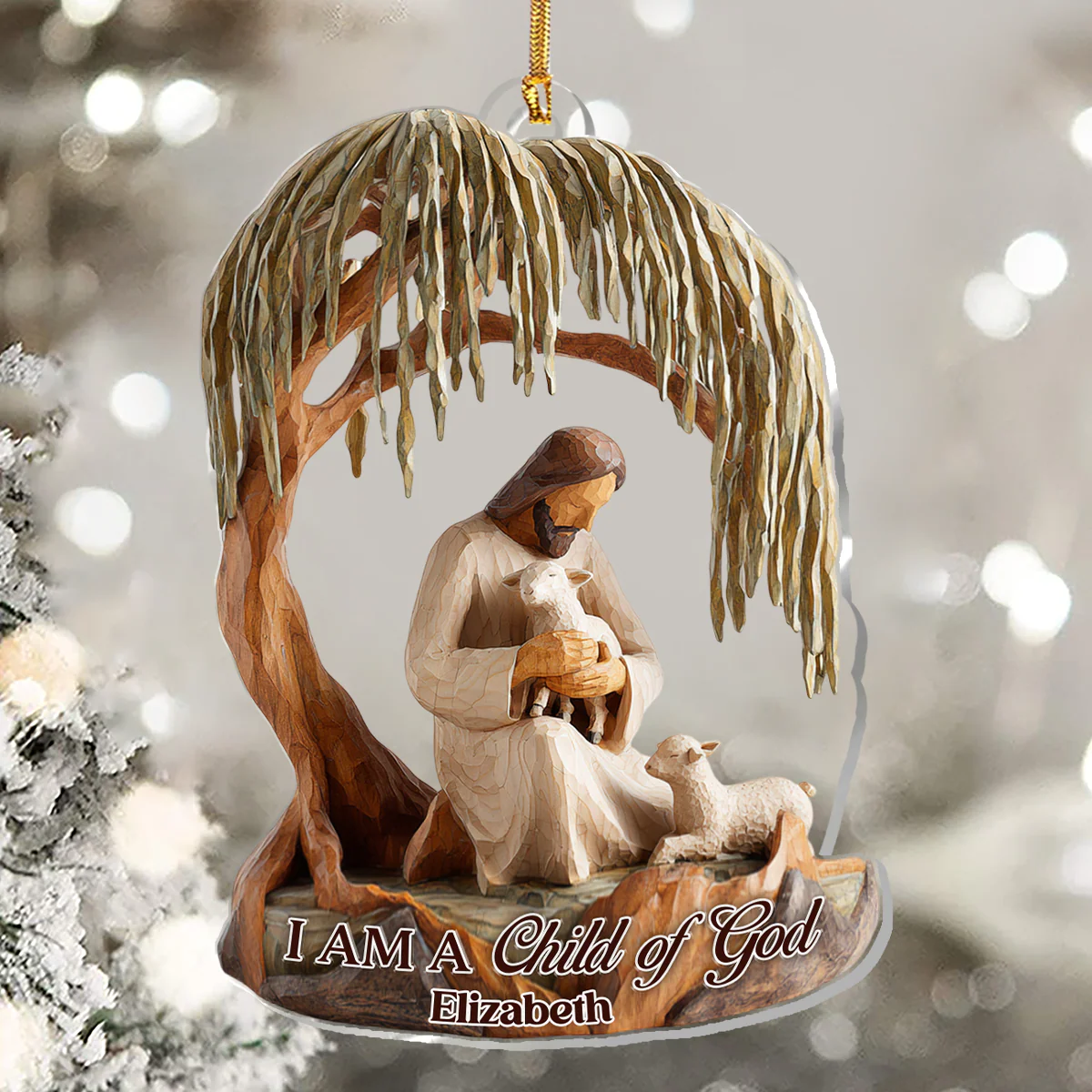 Child Of God - Personalized 1-Layer Acrylic Ornament HL128 - Image 5