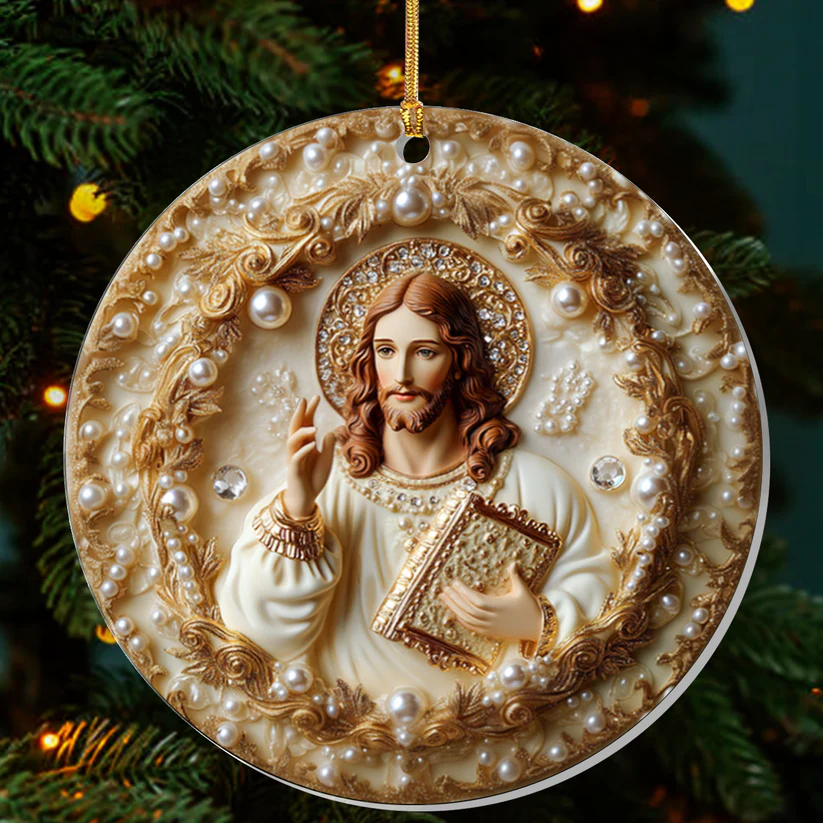Christ The Teacher - Acrylic Ornament - Gift For Chritsmas TD118 - Image 2
