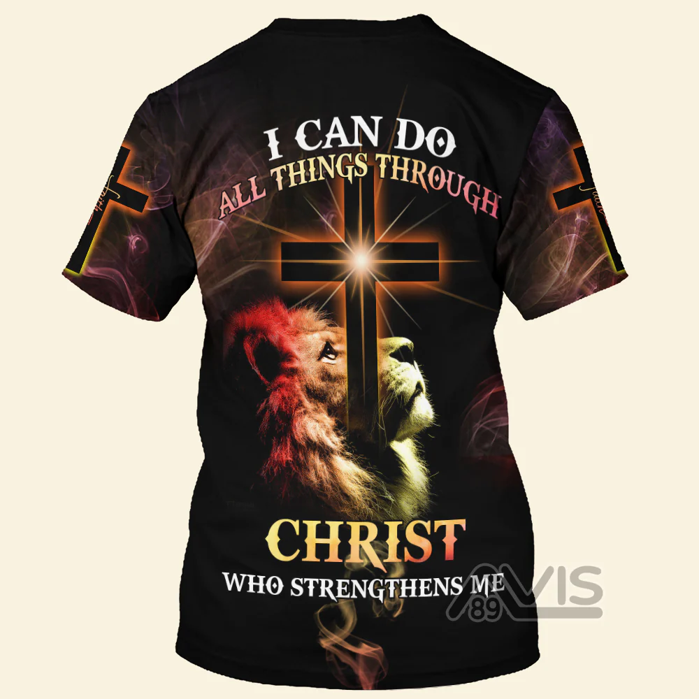 Christ Who Strengthens Me - 3D Tshirt - Image 3