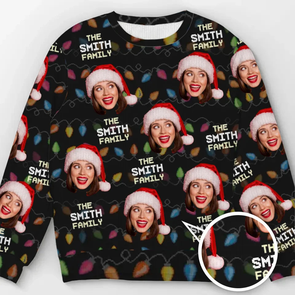 Christmas Is A Time To Gather With Family - Personalized Ugly Sweater -Christmas Gift For Family Members - NA94 - Image 2