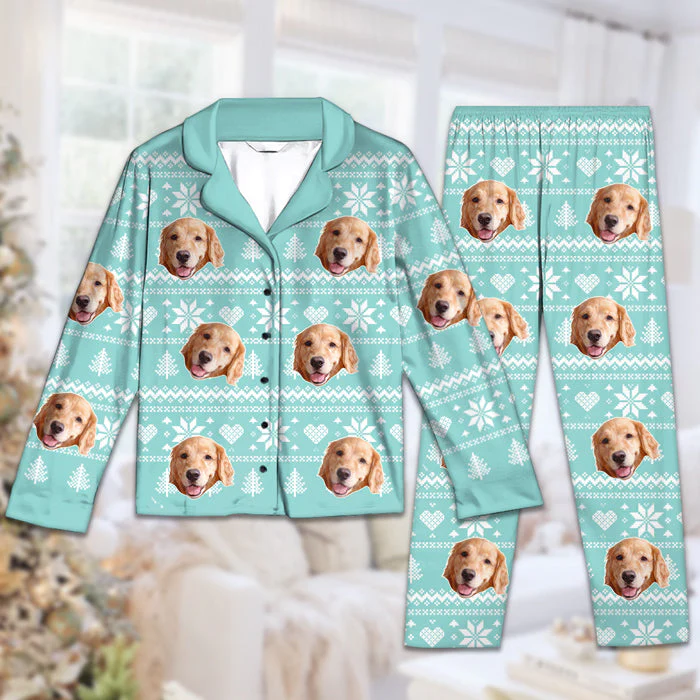 Christmas Is Coming Aztec Pattern - Christmas Gift For Pet Lovers - Personalized Pajama NA94 - Image 2